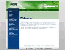 Tablet Screenshot of impactel.co.il